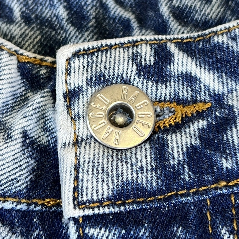 Ragged Women’s Vintage Y2K Acid Wash Blue Denim Jeans - Picture 4 of 14
